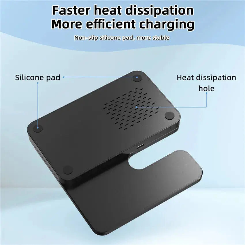 EIKO 3-in-1 Wireless Charging Station for iPhone, Apple Watch & AirPods - Fast & Portable Multi-Device Charger for All Apple Models