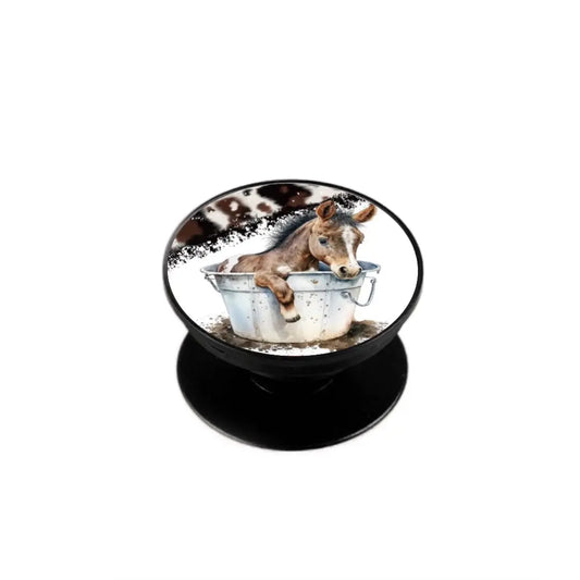 Western Horse Phone Grip and Stand - Perfect Gift for Equestrians!