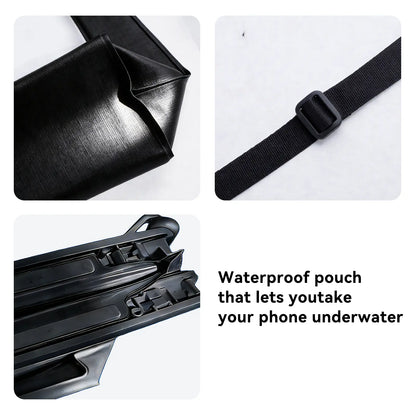 SOLOEVER Waterproof Phone Pouches – Ultimate Floating Fanny Pack for Swimming, Boating & Outdoor Fun, IPX8 Protection, Dual Compartments for Essentials