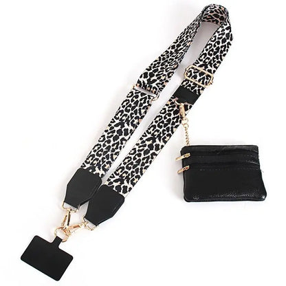 Stylish Anti-Drop Phone Lanyard with Zippered Pouch & Adjustable Crossbody Strap