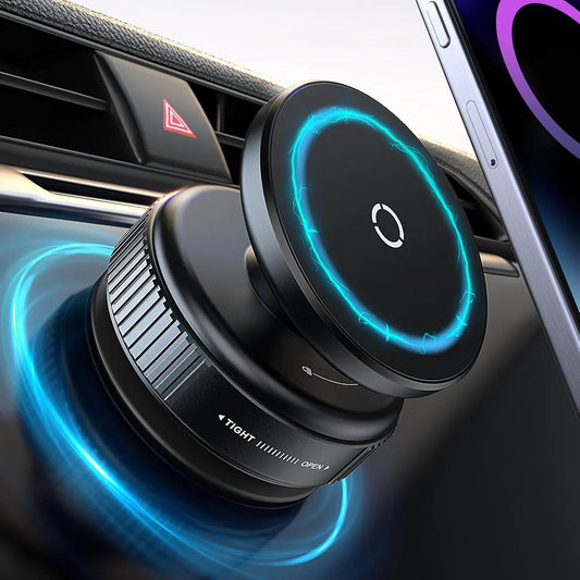 Ultimate Magnetic Phone Mount - Compact & Stable Suction Holder for Your Car!
