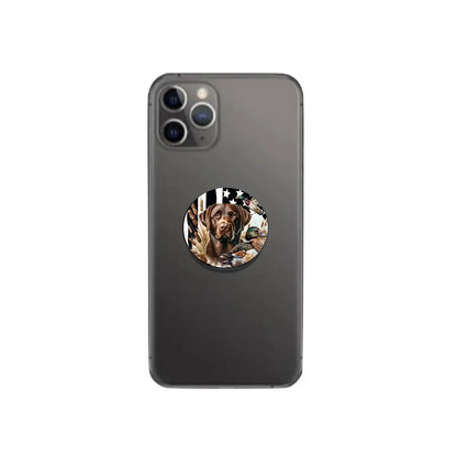 Waterfowl Duck Hunting Flag Phone Grip Stand - Foldable Accessory for Outdoor Enthusiasts